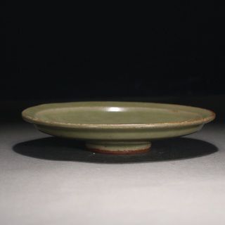 精品龙泉窑青瓷刻花赏盘 青瓷雅韵与匠心之美